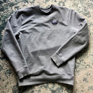 Classic Grey Patagonia Crewneck Sweatshirt